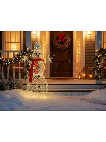 Beliani LED Deko VASMAN in Weiß - (W) 60 x (H) 93 x (L) 60 cm
