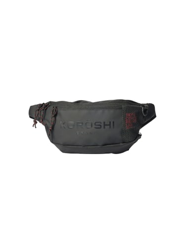 KOROSHI Bauchtasche in Schwarz