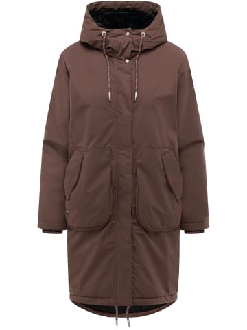 ragwear Funktionsmantel Frostlin Y in Dark Choco