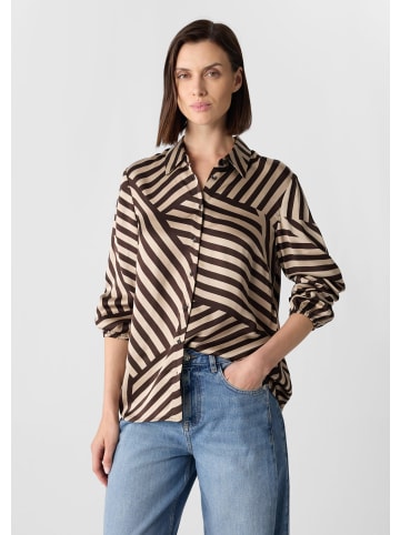 comma Bluse in 89A2_dunkelbraun