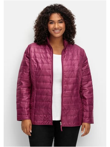 sheego Steppjacke in bordeaux