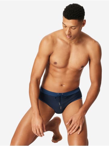 Schiesser Badehose Ocean Swim in nachtblau