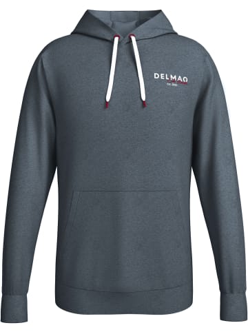Delmao Kapuzensweatshirt in graublau