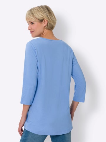 Sieh an! Doppelpack Shirts in himmelblau + apricot