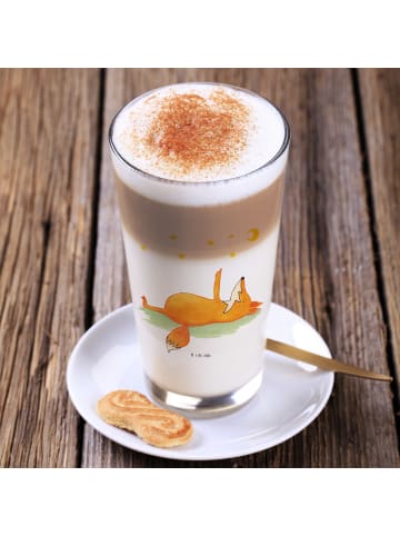 Mr. & Mrs. Panda Longdrinkglas Fuchs Sterne ohne Spruch in Transparent