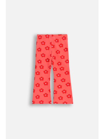 Coccodrillo Leggings mit langem Hosenbein in korallenrot