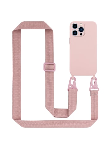 cadorabo Handykette für Apple iPhone 13 PRO Hülle in LIQUID PINK