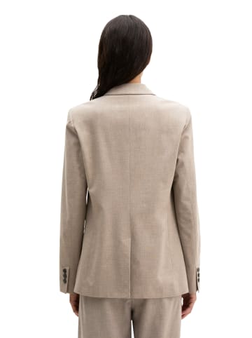 Marc O'Polo Doppelreiher Blazer slim in Chalky Brown Melange