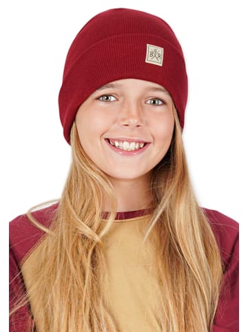 Band of Rascals Beanie " Basic " in rot