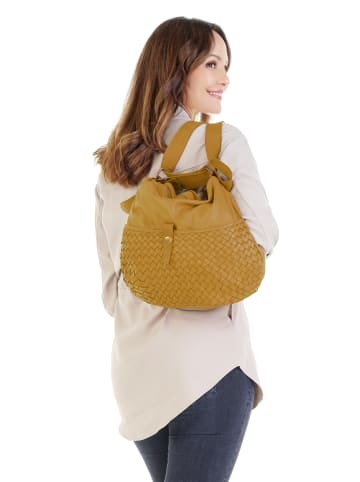 Samantha Look Shopper echt Leder in gelb