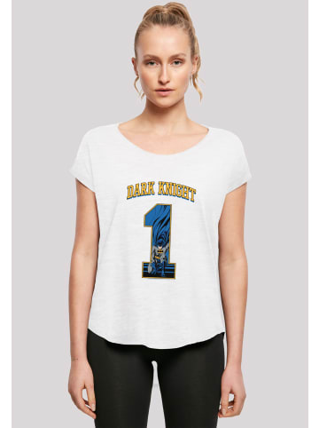 F4NT4STIC Long Cut T-Shirt DC Comics Batman Football Dark Knight in weiß