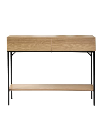 CALICOSY Konsole TESSA in Helles Holz - (W) 100 x (H) 81 x (L) 35 cm