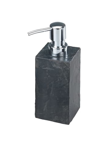 Wenko Seifenspender SLATE ROCK in Anthrazitfarben, (B) 6 x (H) 17 cm