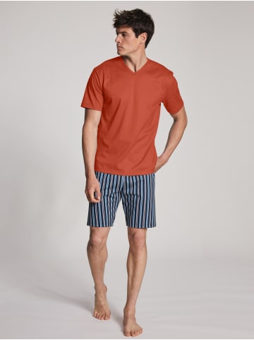 Calida Pyjama in rooibos red