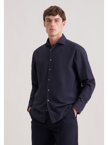 Seidensticker Casual Hemd Regular in Dunkelblau