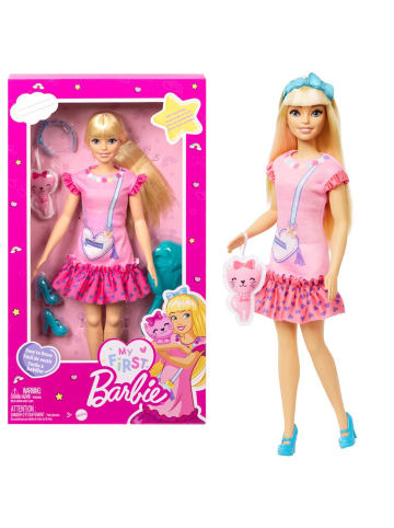 Barbie Barbie Puppe Blond | My First Barbie | mit Zubehör | Mattel HLL19