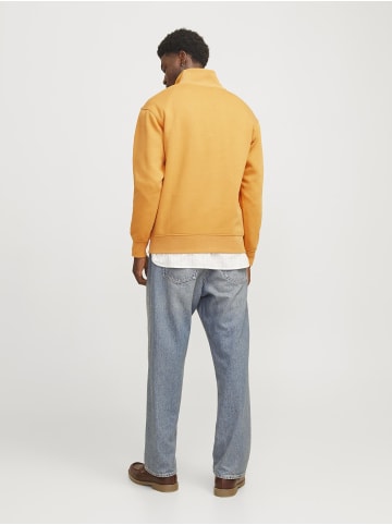 Jack & Jones Sweatshirt mit halbem Reißverschluss in Honey Yellow