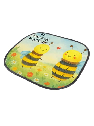 Mr. & Mrs. Panda Sonnenschutz Biene Verliebt Design mit Spruch in Weiß
