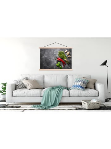 MuchoWow Poster mit Leiste Gewürze