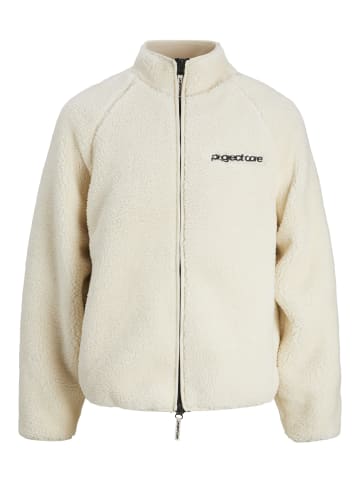 Jack & Jones Teddyfell Jacke in Moonbeam