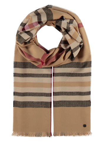 Fraas Schal in camel rot - 0001