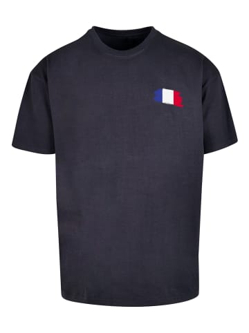 F4NT4STIC Heavy Oversize T-Shirt France Frankreich Flagge Fahne in marineblau