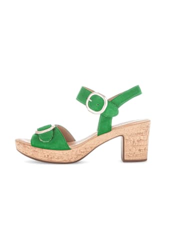 Gabor Riemchensandalen in grün