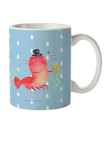 Mr. & Mrs. Panda Becher Hummer Weizen ohne Spruch in Blau Pastell