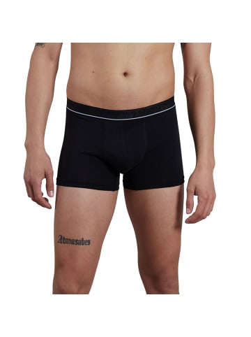 CECEBA Viskose, Single-Jersey Pants im 2er-Pack in schwarz