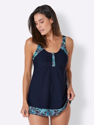 WITT WEIDEN Tankini-Oberteil in marine-smaragd-bedruckt