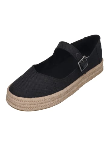 TOMS Espadrilles CAROLINA MARY JANE in schwarz