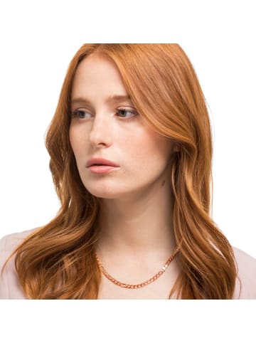 Steel_Art Halskette Damen Mona goldfarben in rosegoldfarben