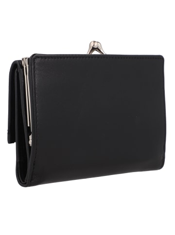 Esquire New Silk Geldbörse Leder 13 cm schwarz