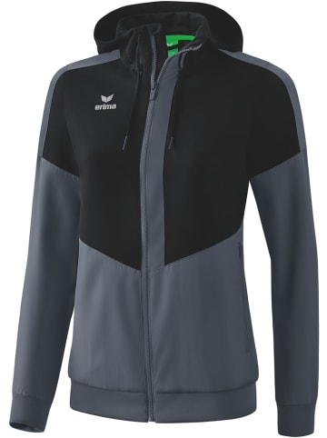 erima Trainingsjacke "Squad Tracktop Jacke Mit Kapuze" in Schwarz