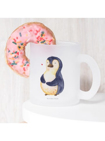 Mr. & Mrs. Panda Teeglas Pinguin Diät ohne Spruch in Transparent