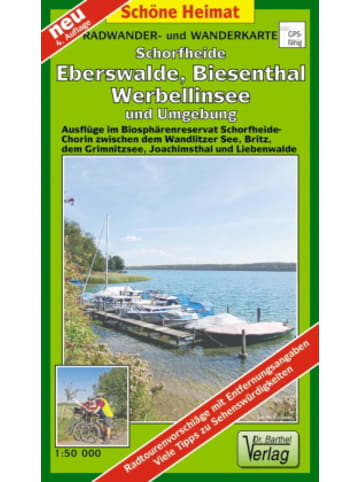 Barthel Landkarte/Globus - Doktor Barthel Radwander- und Wanderkarte Schorfheide, Ebers