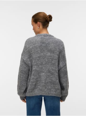 Vero Moda Strickjacke in Medium Grey Melange