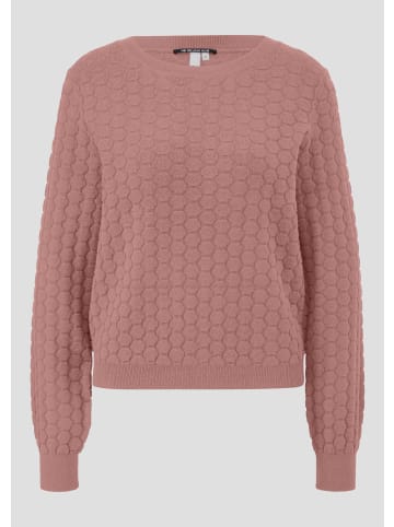 QS Strickpullover in 4418_altrosa