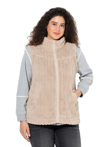 Ulla Popken Weste in dunkles kitt