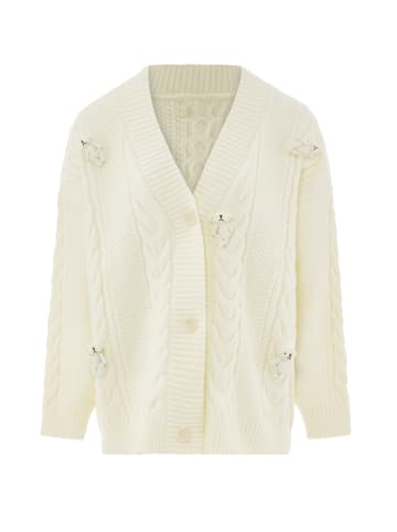myMo Cardigan in Wollweiss