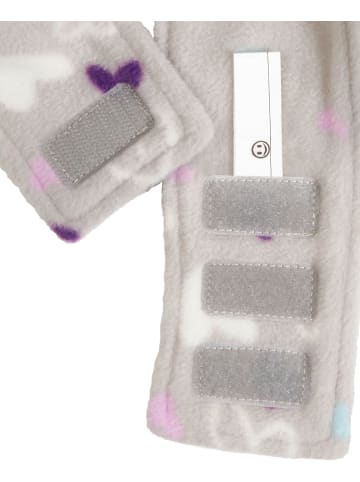 Playshoes Fleece-Stirnband Herzchen in grau