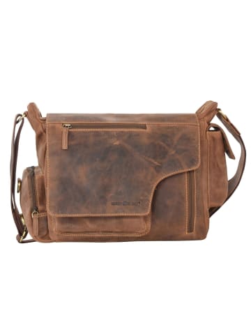 Greenburry Vintage Messenger II Leder 39 cm brown
