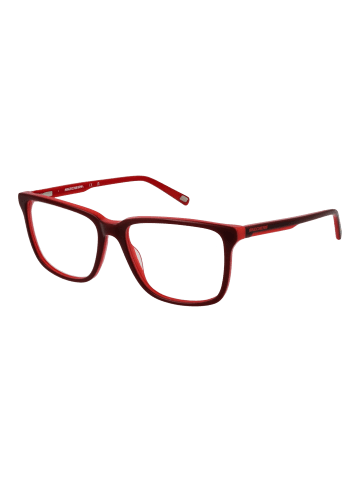 Skechers Männer Optische Fassungen Quadratisch Rot
