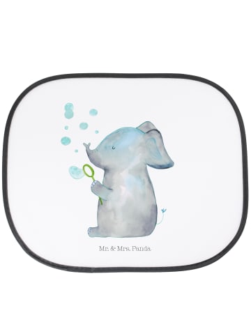 Mr. & Mrs. Panda Sonnenblende Auto Elefant Seifenblasen ohne Spruch in Weiß