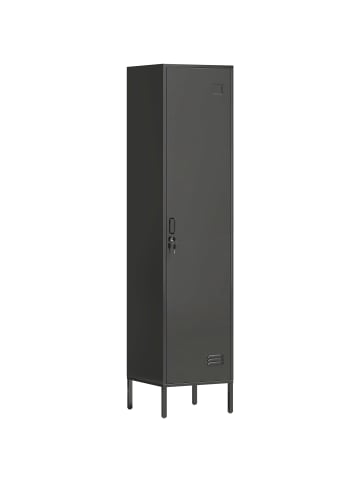 HOMCOM Spind in Schwarz 40L x 40B x 179H cm