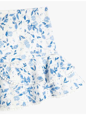 KOTON Rock in Blau Gemustert