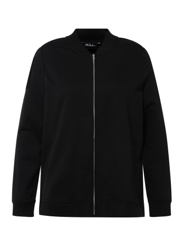 Ulla Popken Sweatjacke in schwarz
