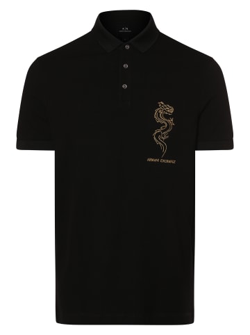 Armani Exchange Poloshirt in schwarz
