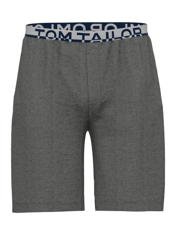 Tom Tailor Bermuda Brügge in grau-dunkel-melange