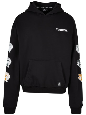 STARTER Kapuzenpullover in black